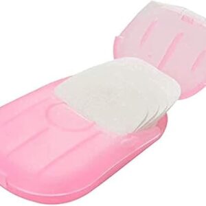 washing hand travel slices sheets foaming box paper soap assorted color 28.0